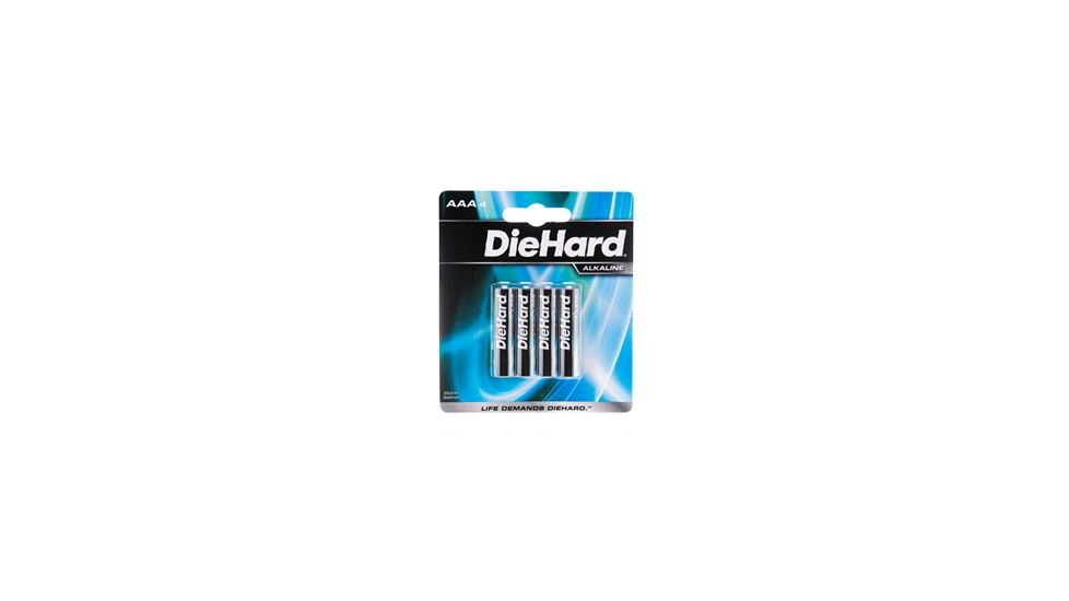 Dorcy Diehard Alkaline Batteries 4AAA Batteries Carded 41-1120
