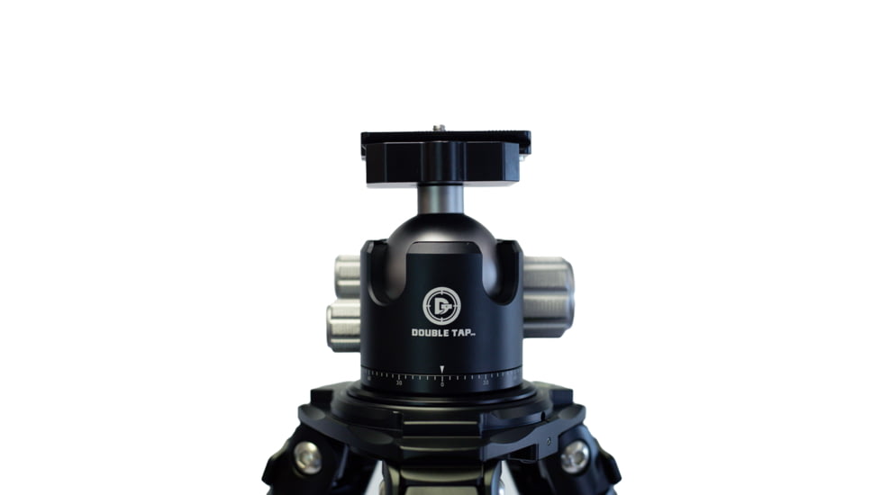 Double Tap Industries 360 Degree Ball Head for Stronghold Tripod, Black, TRI-BH