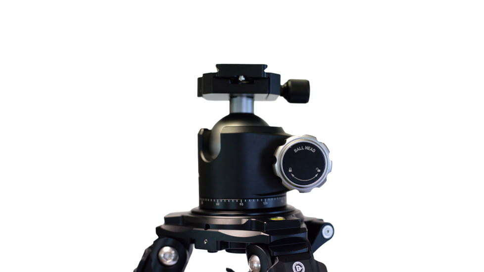 Double Tap Industries 360 Degree Ball Head for Stronghold Tripod, Black, TRI-BH