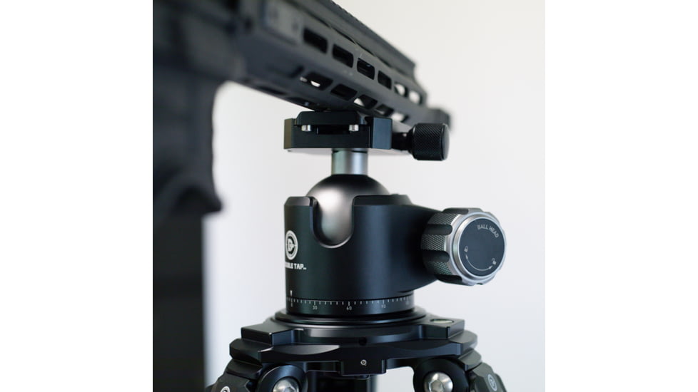 Double Tap Industries 360 Degree Ball Head for Stronghold Tripod, Black, TRI-BH