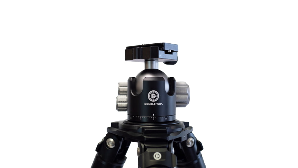 Double Tap Industries 360 Degree Ball Head for Stronghold Tripod, Black, TRI-BH