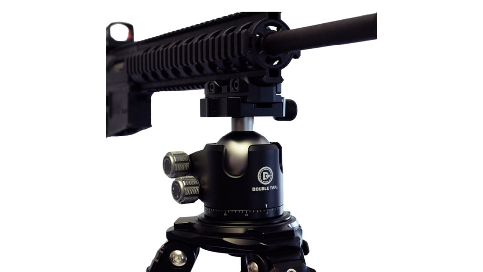 Double Tap Industries Picatinny to Arca Adapter Mounting Plate, Black, AD-PA-001