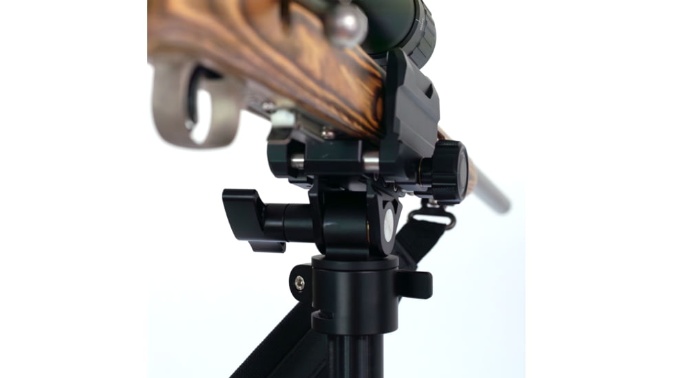 Double Tap Industries Stronghold Lite Aluminum Tripod w/Adjustable Height + Saddle Clamp, Black, 36mm, TRI-A-001A