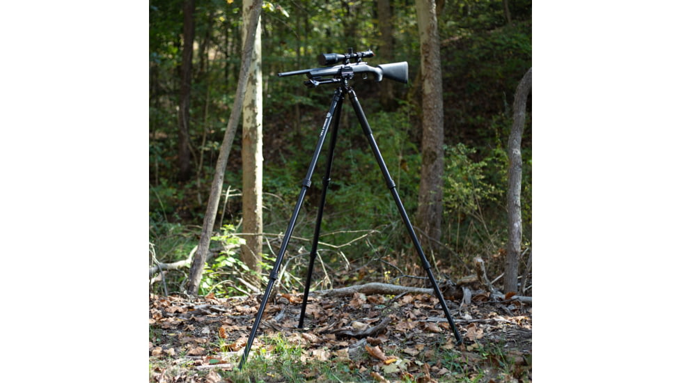 Double Tap Industries Stronghold Lite Aluminum Tripod w/Fixed Saddle Clamp, Black, 36mm, TRI-A-001F