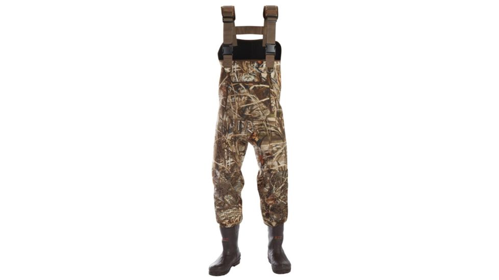 Duck Commander 4mm Neoprene Chest Waders Stout, 600 Gram Size 9, Advantage Max4 65209