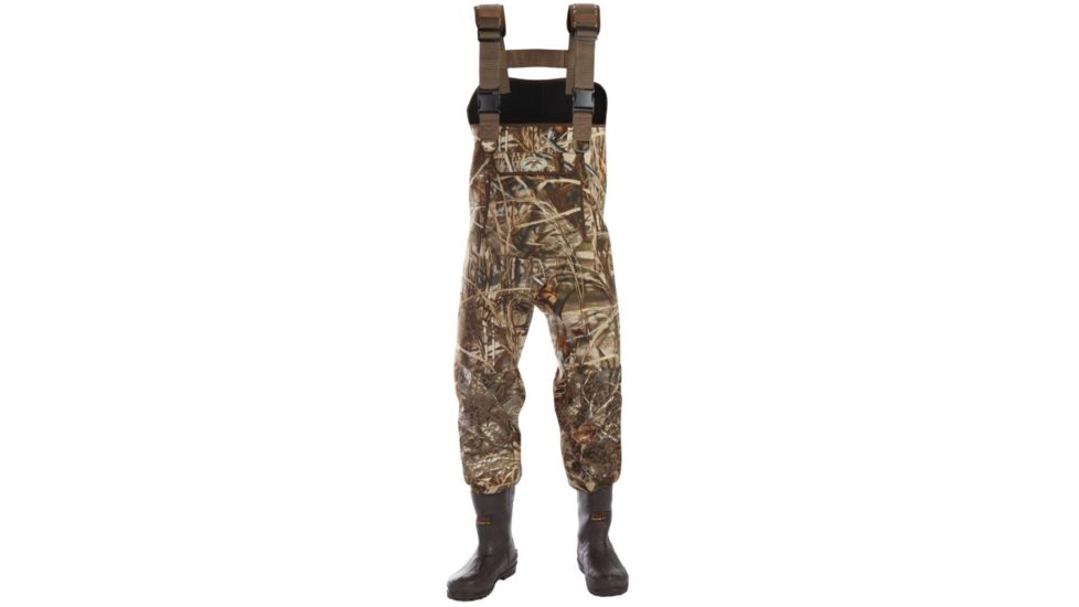 Duck Commander 4mm Neoprene Chest Waders Stout, 600 Gram Size 9, Advantage Max4 65209