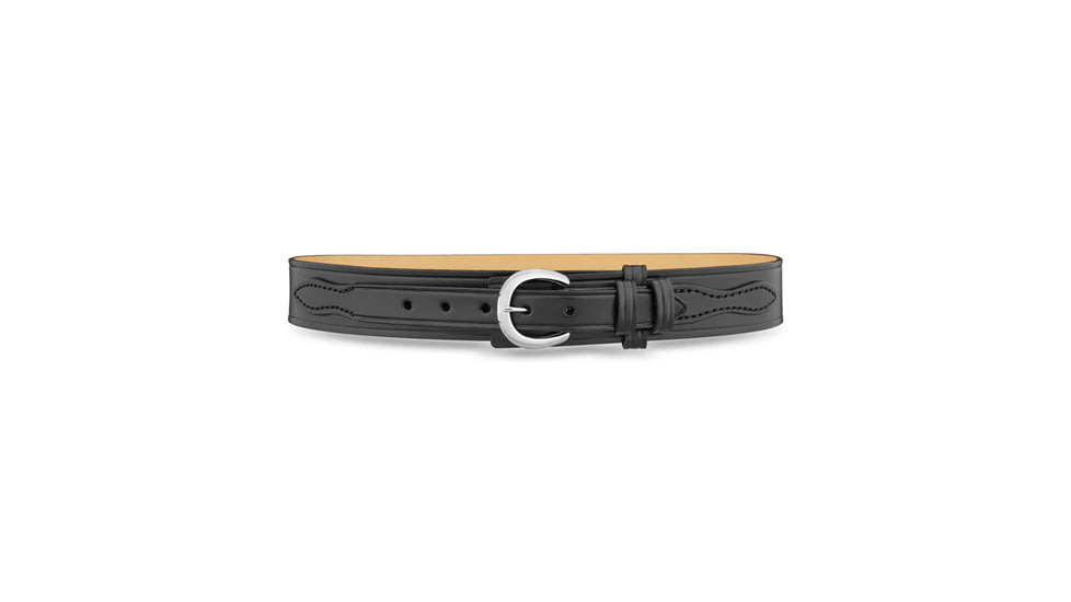 1-3/4&quot; Plain Leather Ranger Belt with Nickel Buckle
