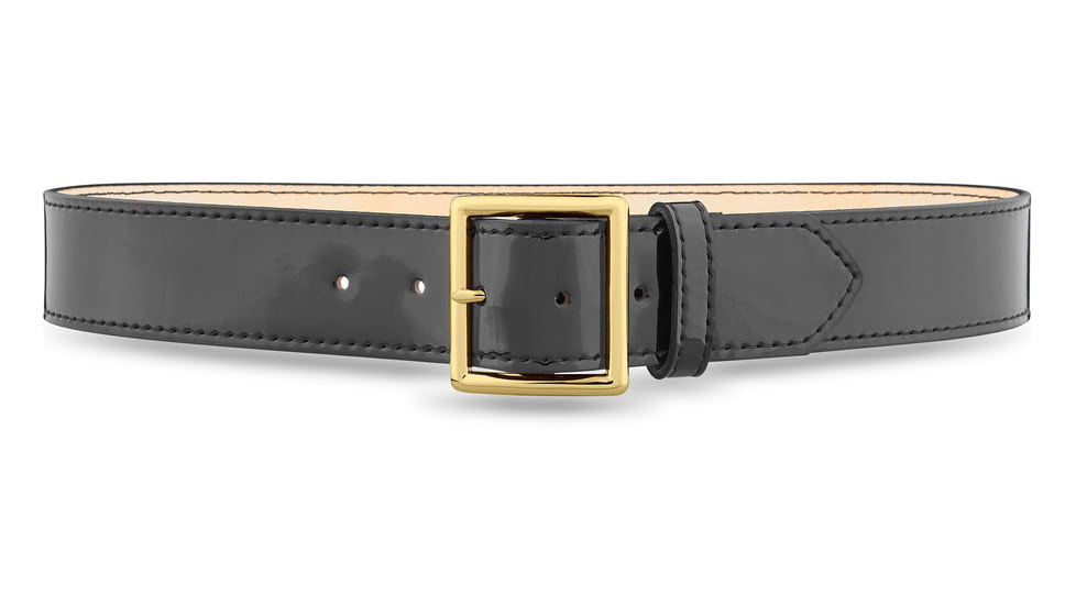 DutyMan 1-3/4inch Hi-gloss Leather Garrison Belt With Gold Buckle DTY-1631-40-9032