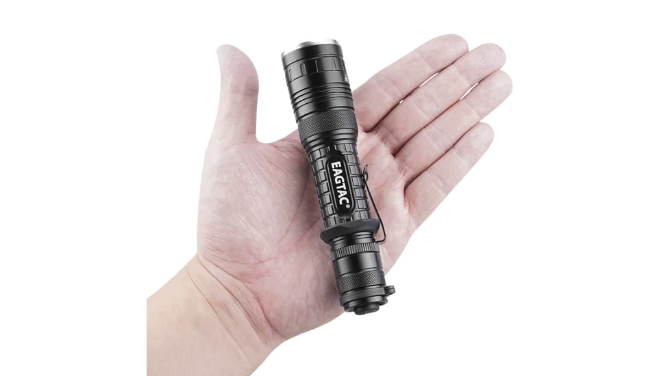 EAGTAC T25C2 Flashlight Weapon Kit, XM-L2 U2 NW LED, 1180lm, Black, T25C2-XML2-WEAKIT-NW