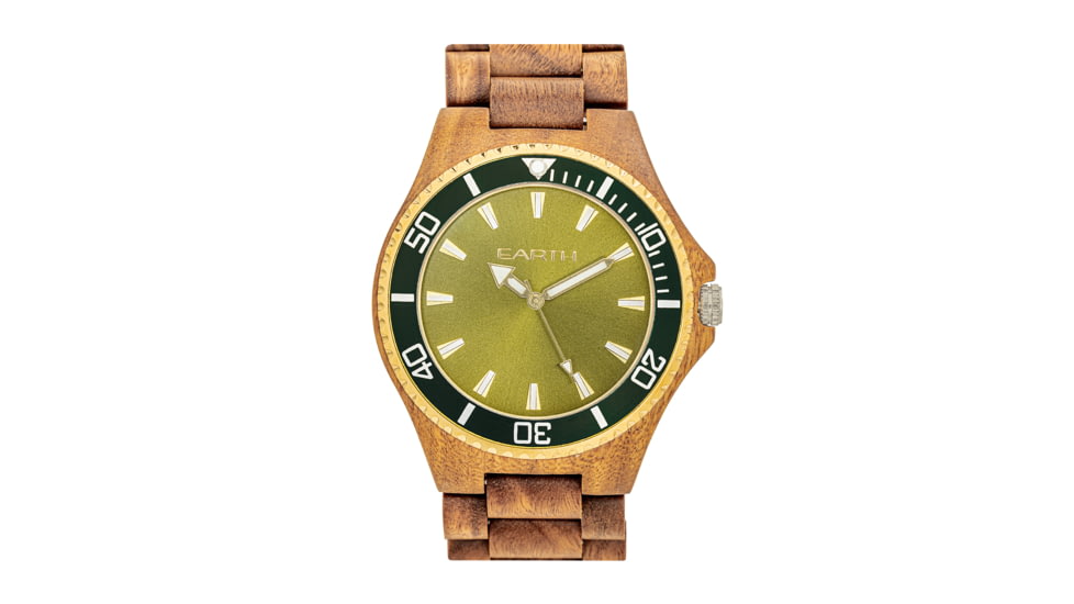 Earth Centurion Watch, Olive/Olive, One Size, ETHEW6004