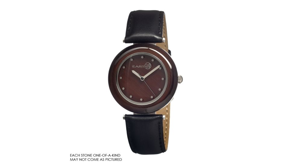Earth Et1005 Brown Jasper Watch, Dark Brown ETHET1005