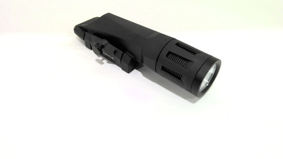 EDEMO INFORCE WMLX Multifunction LED Weapon Mounted Light, 123A Lithium, White, 800 Lumens, Black, IF71003, EDEMO1