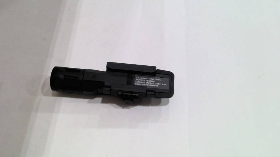 EDEMO INFORCE WMLX Multifunction LED Weapon Mounted Light, 123A Lithium, White, 800 Lumens, Black, IF71003, EDEMO8