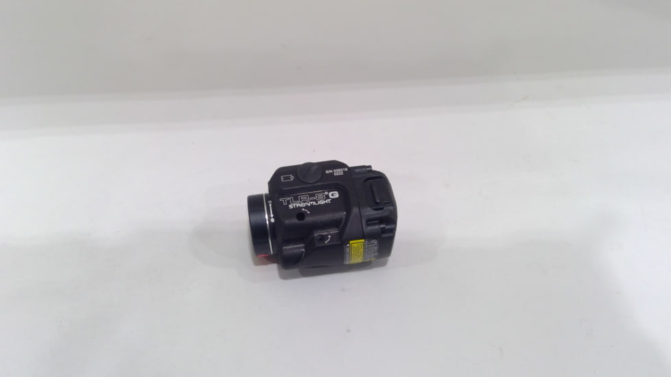 EDEMO Streamlight TLR-8 Rail Mounted Tactical C4 LED Weapon Light w/Laser Sight, CR123A, Green, 500 Lumens, Black, 69430, EDEMO5