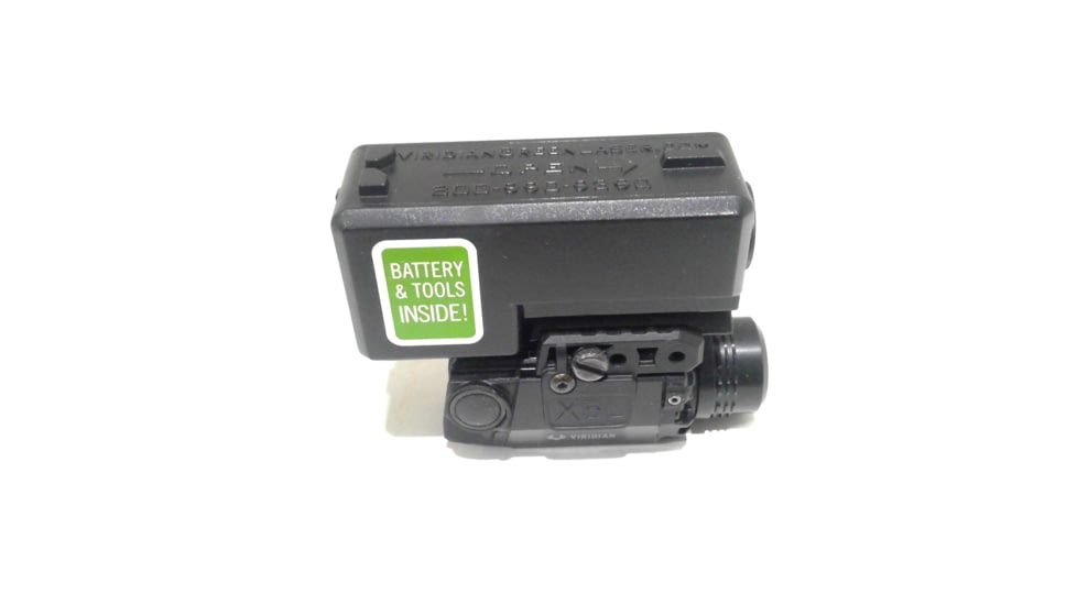 EDEMO Viridian X5L GEN2 Universal Green Laser Sight, 178 Lumen Tactical Light, Black, X5L, EDEMO1