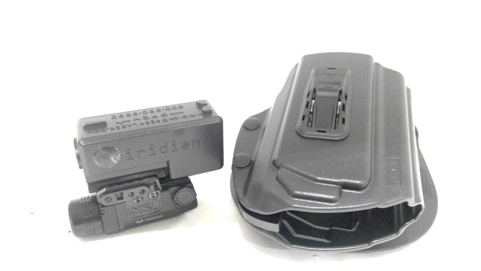 EDEMO Viridian X5L Universal Green Laser Sight, 178 Lumen Tactical Light w/TacLoc Holster, Springfield XD/XDM, Black, X5L-PACK-X3, EDEMO1