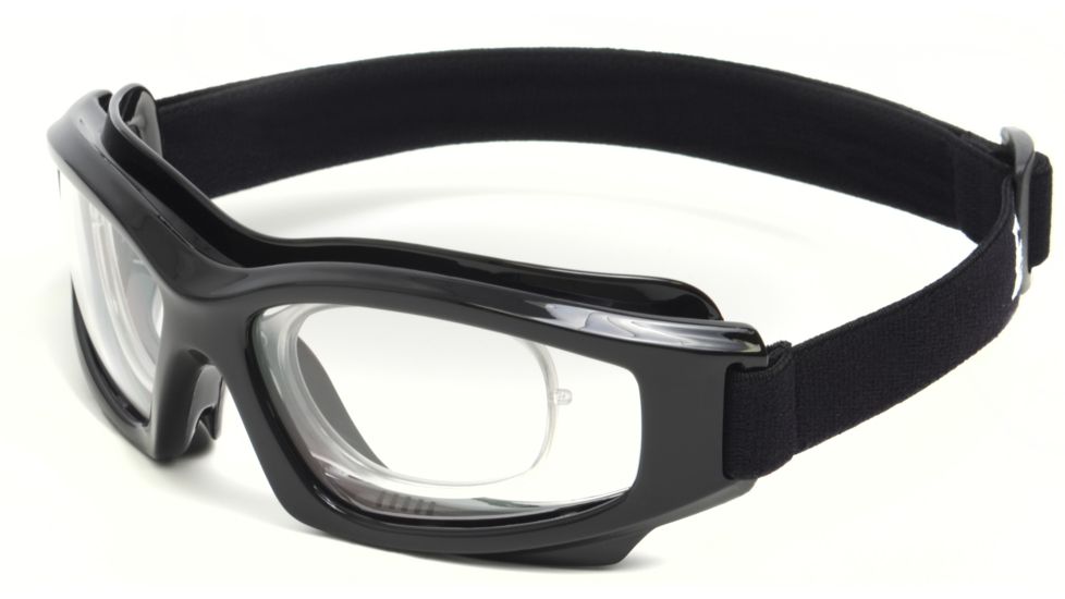 Edge Safety Speke Low Profile w/Rx Insert Safety Goggle, Clear Lens HS111
