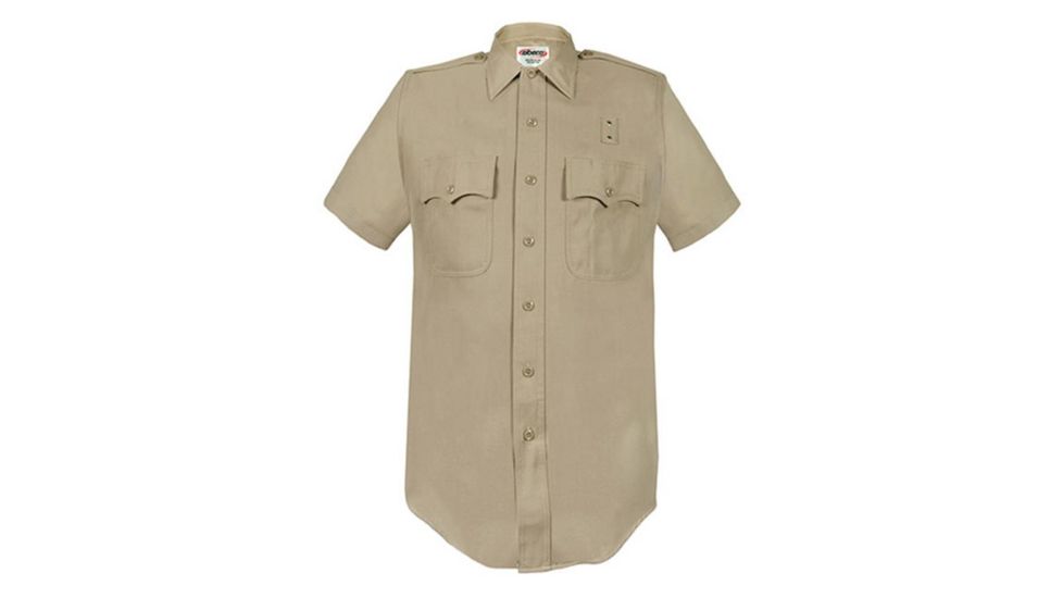 Elbeco Mens, Silver Tan, La County Sheriff West Coast Short Sleeve Shirt, Class A - 5030-16