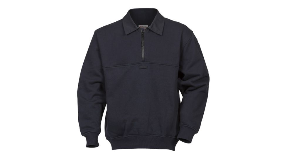 Elbeco Shield Job Shirt Navy, Tall Twill Collar - T3732-3XL