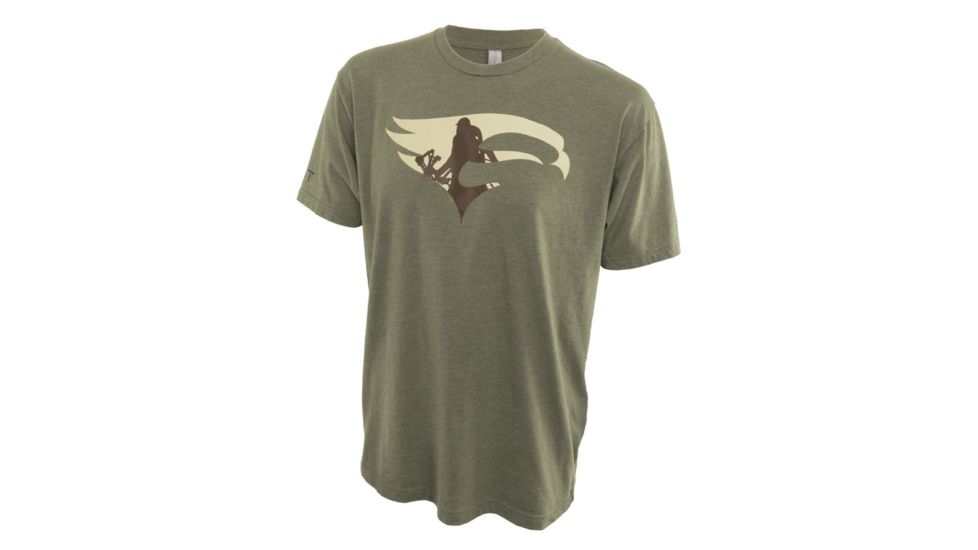 Elevation HUNT Tee Military, Green, Medium 81349