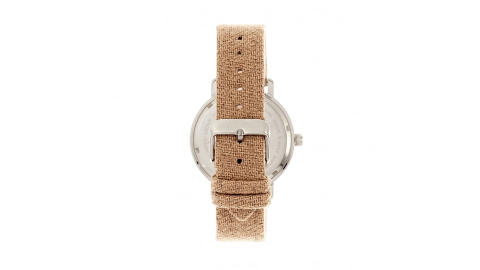 Elevon Northrop Leather-Band Watch, Tan/Black, ELE110-4