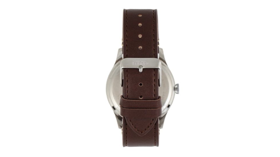Elevon Hanson Genuine Leather Watch, Black - Mens, ELE117-1