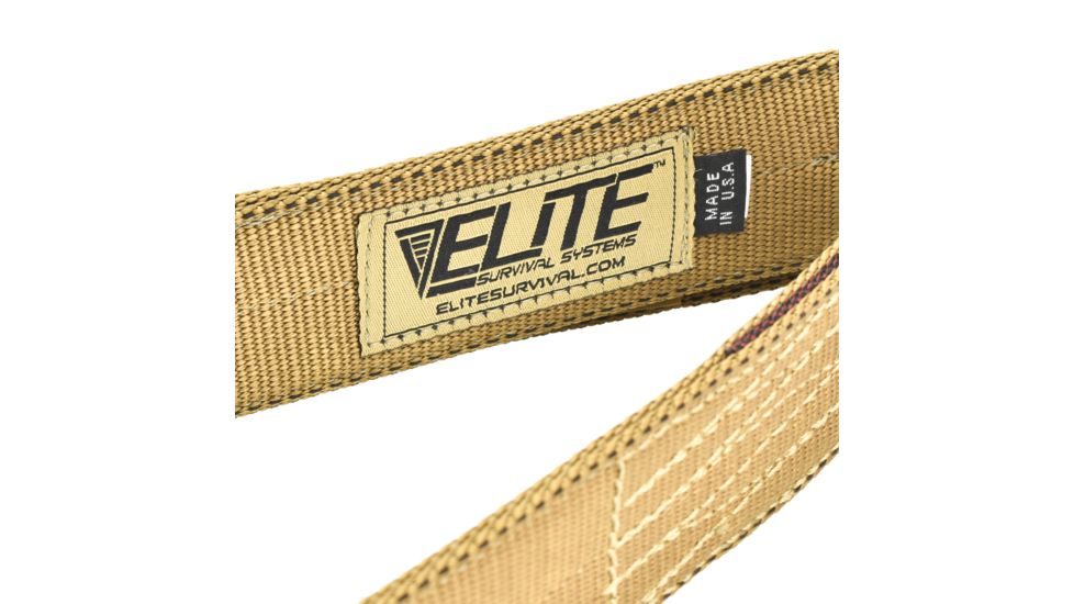 Elite Survival Systems Elite Cobra Rigger's Belt with D Ring Buckle, Coyote Tan, Large CRB-T-L