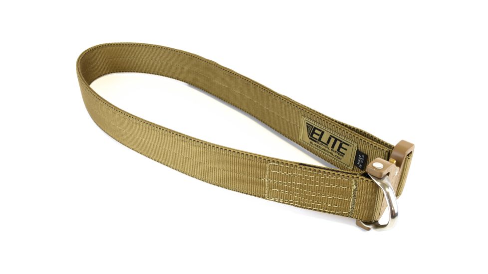 Elite Survival Systems Elite Cobra Rigger's Belt with D Ring Buckle, Coyote Tan, Medium CRB-T-M