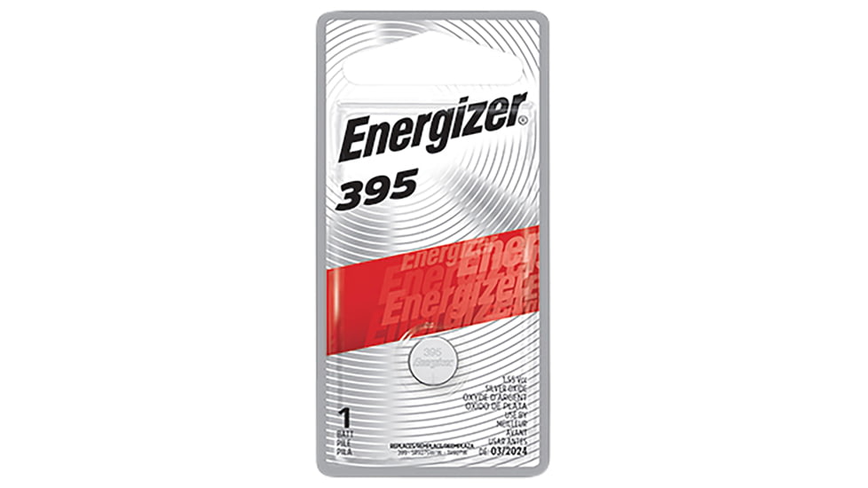 Rayovac Energizer 395 Battery, Silver Oxide, 1.55 Volts, 46730112