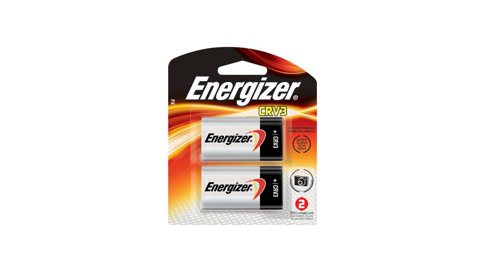 Energizer Photo Lithium CRV3 Battery, 2 Pack ELCRV3BP2 
