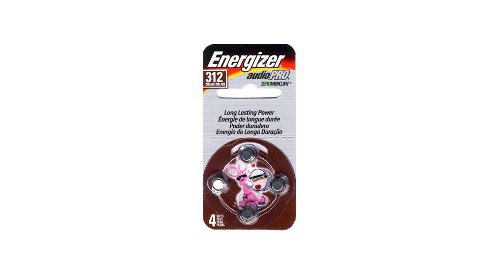 Energizer Hearing Aid Size 312 Batteries 1 4 Volts 8 Pack Tear Pack Az312e 8