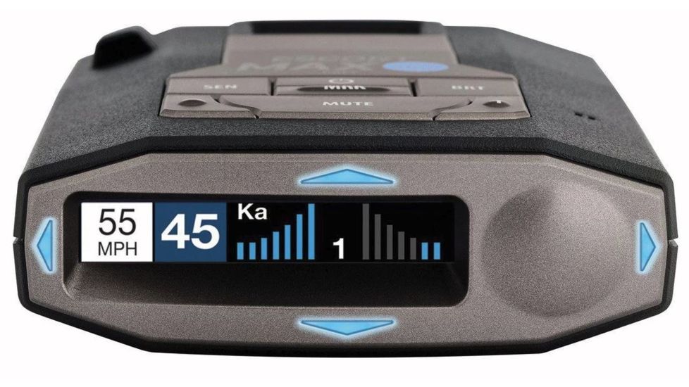 Escort MAX 360c Laser Radar Detector w/ WiFi, Front And Rear Radar Antennas, Black, MAX360c