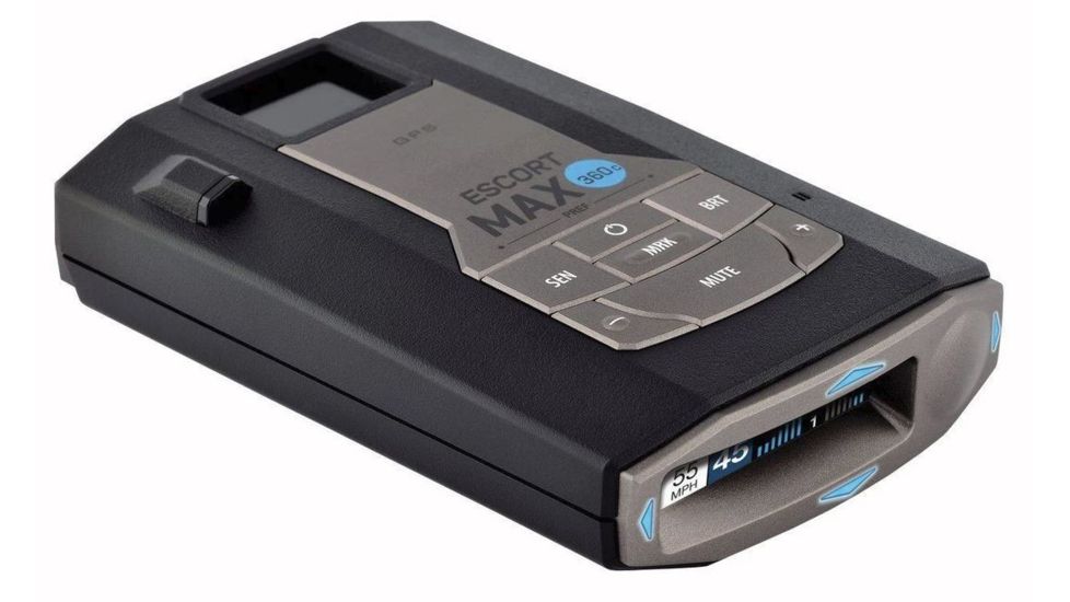 Escort MAX 360c Laser Radar Detector w/ WiFi, Front And Rear Radar Antennas, Black, MAX360c