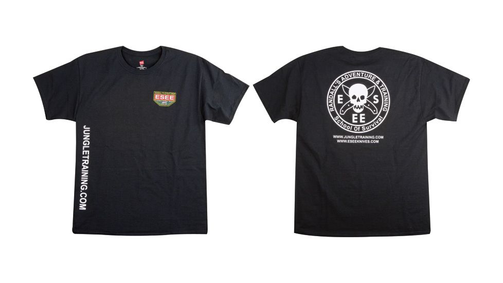 ESEE Training T-Shirt Short Medium, Black, MD ESTM