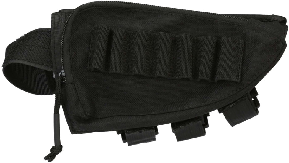 Evolution Outdoor Tactical Rifle Cheek Rest w/ Ammunition Carrier, Black, 51322-EV