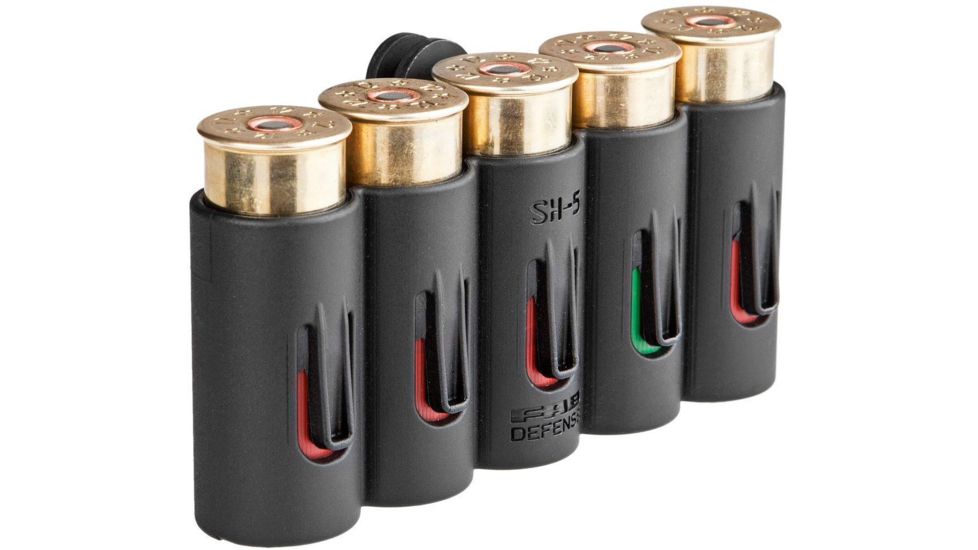 FAB Defense QR Picatinny Shotgun Shell Holder, 12 Ga., Black, FX-SH5