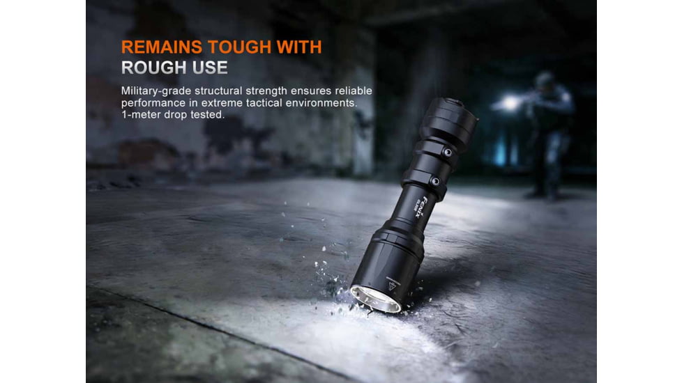 Fenix GL30R, Weapon Light, 800 Lumens, 5.77 Long, Fits 1913 Rail, Includes Rechargeable 18650 Battery and USB Type-C Charging Cable
