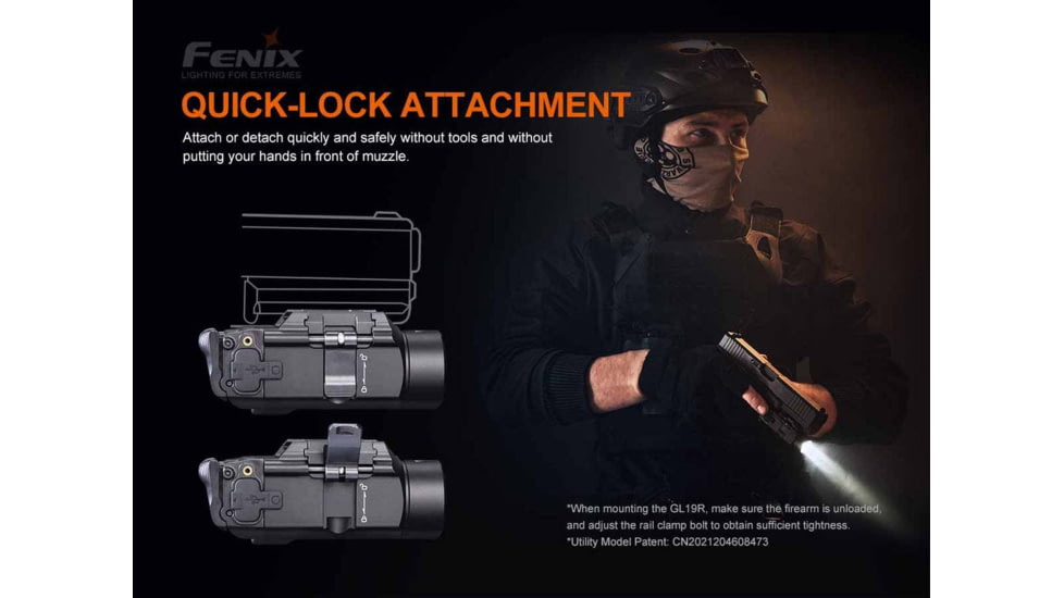 Fenix Gl19r Tac Light - GL19RSBK