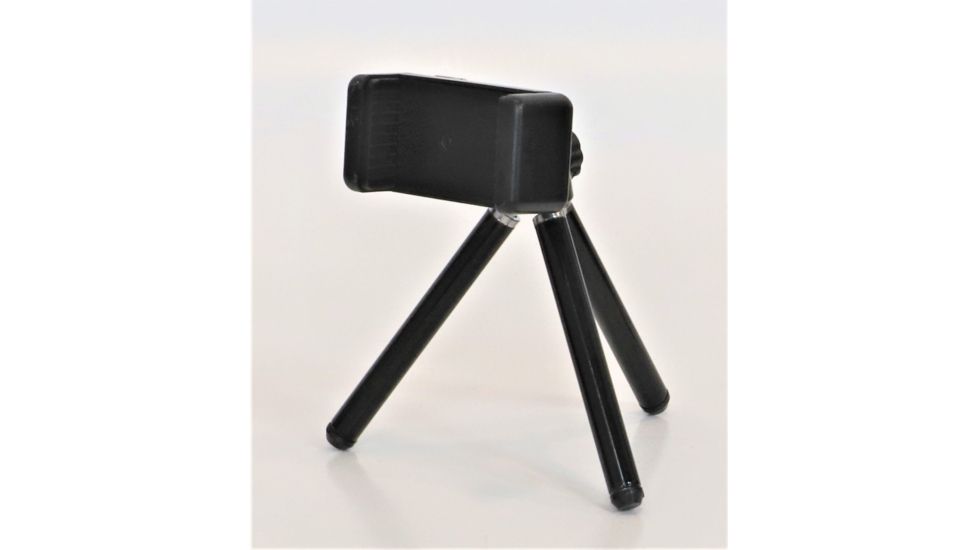 Field Optics Research Mini Tripod w/Ball Head and Phone Mount, AL telescoping legs, 4.5in to 6.5in, 1/4-20 thread., FMTA