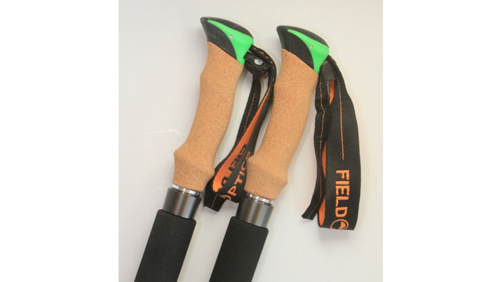 Field Optics Research Trek Grips, 1 pair, Cork grip w/lanyard, FWS-1