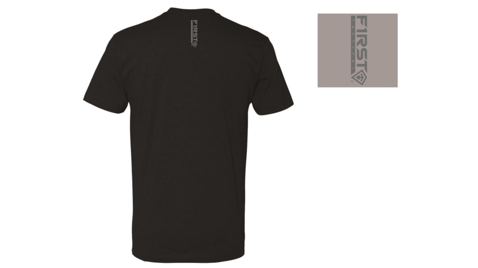 First Tactical Armor Logo T-Shirt - Men's, 2XL, Stone, 112530-801-XXL