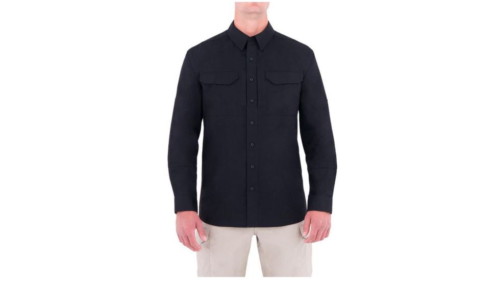 First Tactical Mens Specialist Tactcl Ls Sh, Black, 4XL Regular 111003-019-4XL-R