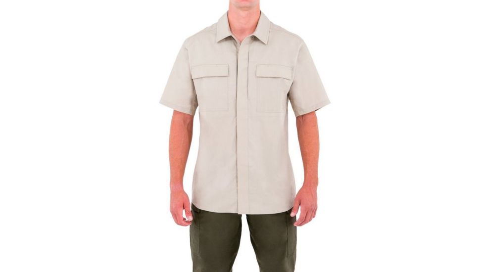 First Tactical Mens Specialst Bdu Ss Shrt, Khaki, 4XL Regular 112005-055-4XL-R