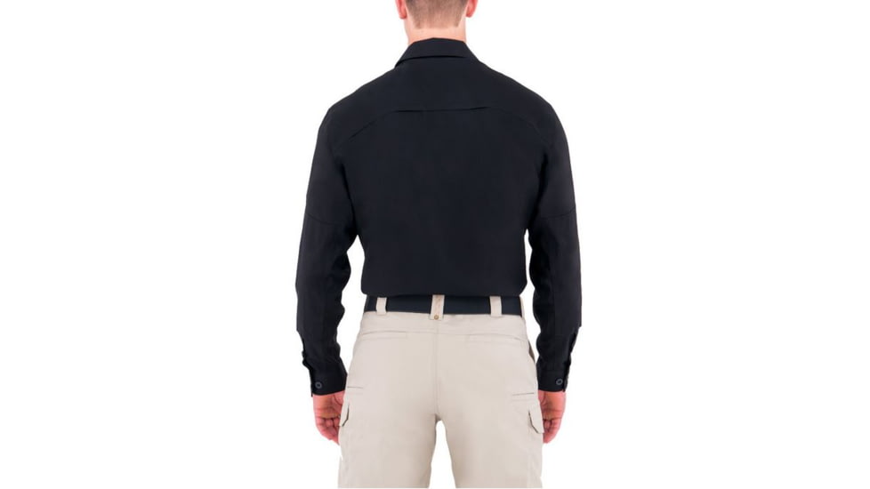 First Tactical Mens Tactix L/S Bdu Shirt, Black, 4XL Regular 111001-019-4XL-R