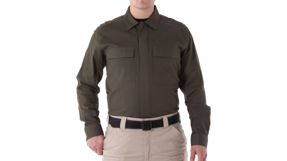 First Tactical V2 BDU Long Sleeve Shirt - Mens, OD Green, 3XL, T, 111008-830-3XL-T