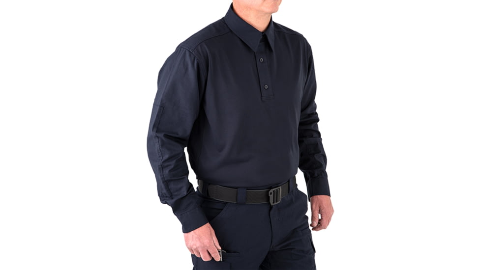 First Tactical V2 PRO Performance Shirt - Mens, Midnight Navy, Small, R, 111015-729-S-R
