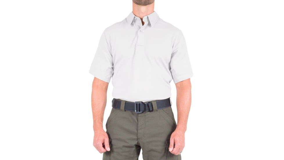 First Tactical V2 Pro Performance Short Sleeve Shirt - Mens, White, Large, T, 112012-010-L-T