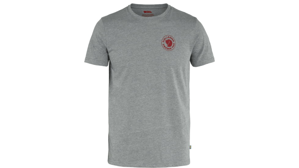 Fjallraven 1960 Logo T-Shirt - Mens, Grey Melange, 2XL, F87313-051-XXL