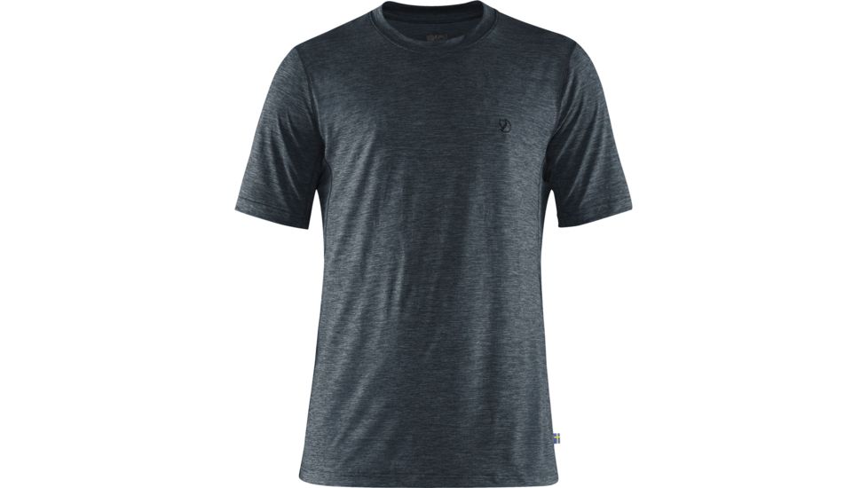 Fjallraven Abisko Day Hike Short Sleeve T-Shirt - Mens, Dark Navy, Extra Large, F87197-555-XL