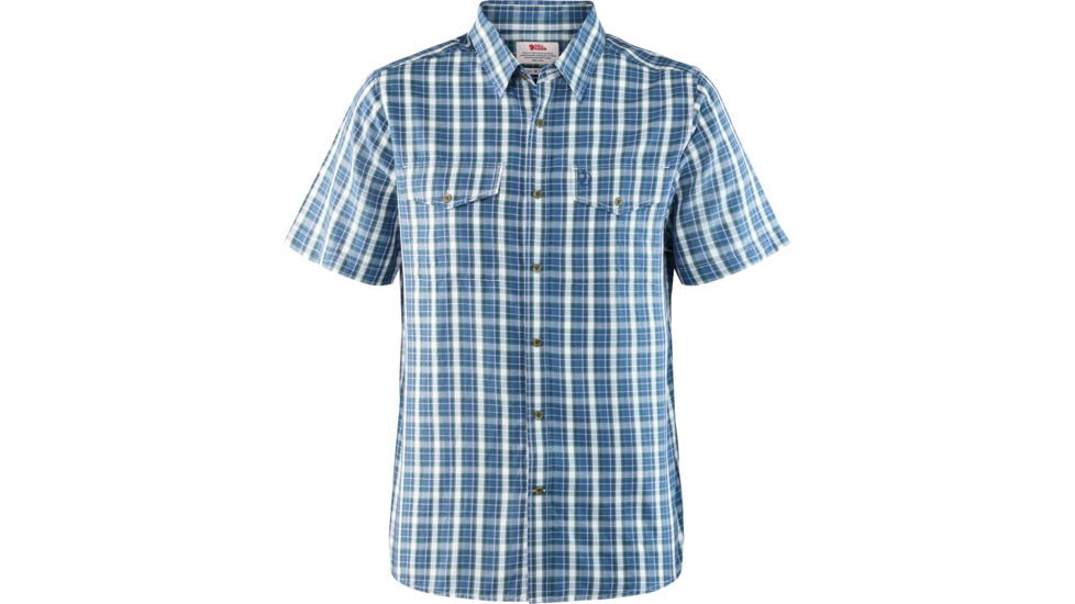 Fjallraven Abisko Day Hike Short Sleeve T-Shirt - Mens, Uncle Blue, Medium, F81795-520-M